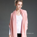 Women in Winter to Keep Warm Plain Pink Polyester Scarf Shawl